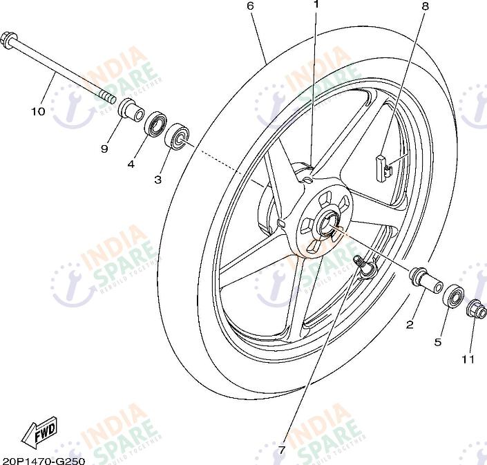 FRONT WHEEL